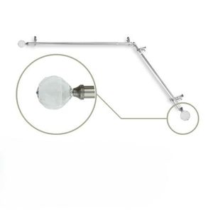 Support de rideau en acrylique minimaliste avec matériau transparent durable idéal pour les espaces intérieurs simples mais élégants - Product Image 2