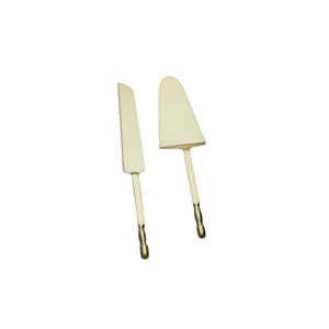 ชุดมีดเค้กและเซิฟเวอร์สำหรับงานแต่งงานหรืองานครบรอบ - Product Image 5