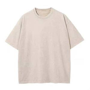 T-shirt personnalisé délavé à l'acide chemises surdimensionnées pour hommes vêtements d'été t-shirts vintage 100% coton vêtements pour hommes chemise grande taille - Product Image 3