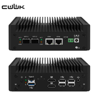 Mini PC CWWK S8 N150 Firewall con 2x2.5GbE Lan, Doble 82599ES 10G SFP+, DDR5, Micro Dispositivo, Router OPNsense, Hardware Informático para Laboratorio en Casa