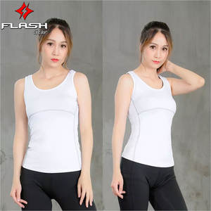 Chaleco elástico ajustado para mujer, ropa deportiva, Tops para gimnasio, Yoga, Fitness, ropa deportiva atlética, entrenamientos de alto rendimiento, transpirable de talla grande - Product Image 4