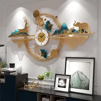 Jam Dinding Logam Desain Hutan Abstrak Modern Grosir |   Besi Tempa Buatan Tangan |   Pabrik Dekorasi Rumah untuk Hari Jadi Pernikahan