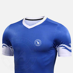 ชุดฟุตบอล100% สำหรับผู้ชายและผู้ใหญ่ชุดคอลเลกชั่นใหม่ล่าสุดสีพื้นผ้าโพลีเอสเตอร์คุณภาพสูงปรับแต่งได้ - Product Image 2