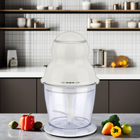 Robot culinaire électrique miniature de haute qualité 400W, plastique écologique, haute efficacité, capacité de 650 ml, portable, hachage, usage domestique