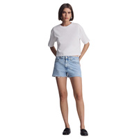 Shorts en jean boyfriend déchirés et délavés vintage taille mi-haute pour femmes, mode décontractée d'été, mini shorts en jean sexy OEM