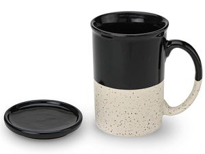 Taza de Café de Cerámica Ecológica Premium con Tapa, Diseño Moderno, Ligera, Agarre Cómodo para Beber a Diario, Precio Bajo - Product Image 5