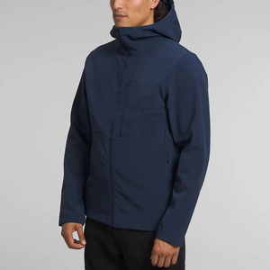 เสื้อฮู้ดแขนยาวสำหรับผู้ชายแฟชั่นแบบลำลองสำหรับฤดูหนาวเสื้อกันหนาวมีซิปครึ่งกระเป๋าแขนสีทึบทรงหลวมใส่100% ผ้าฝ้าย - Product Image 1