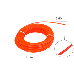 Hilo de Nylon Redondo 2,4mm (Rollo de 15mt.) - Product Image 2