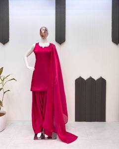 Henixa Creation Surat presenta el nuevo diseñador Chinnon para Silk Salwar Kameez Slim Fit Party Ocasiones disponibles al por mayor - Product Image 2