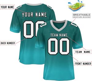 Ropa de calle, camisetas de fútbol americano, ropa deportiva urbana, ropa de discoteca, secado rápido, transpirable, malla de poliéster, sublimación, nombre del logotipo del equipo - Product Image 4