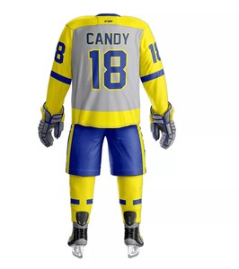 Uniformes profesionales de hockey sobre hielo, uniforme de alta calidad con precio de fábrica para equipos - Product Image 5