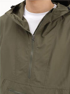 Chaqueta Cortavientos con Diseño de Canguro, Precio Económico, Alta Calidad, Deportiva, Personalizable, Tallas para Adultos y Niños, Ropa de Gimnasio OEM, Chaqueta Anorak - Product Image 5