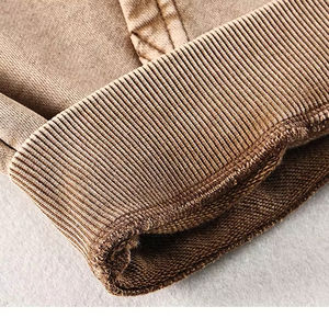 Sudaderas Unisex Cortavientos e Impermeables para Invierno, Logotipo Personalizado, 100% Algodón, Corte Regular, Ropa de Moda al por Mayor - Product Image 4