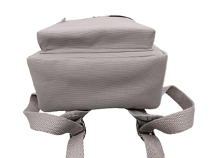 Mochila de poliéster reciclado al por mayor, mochila escolar para ordenador portátil básica funcional, mochila universitaria con relleno trasero, patrón de logotipo unisex, tipo de viaje - Product Image 4