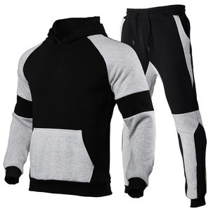 2025 nuevo chándal de invierno grueso de alta calidad para hombres con capucha y pantalones de chándal para correr al aire libre ropa deportiva - Product Image 4
