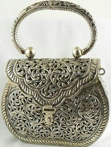 Bolso de mano de noche de hierro Bolsos de accesorios de moda de mujer de calidad con bolso de mano de estilo elegante del fabricante indio - Product Image 2
