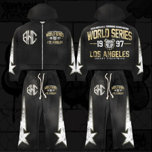 Survêtements coupe-vent baggy sur mesure pour femmes, survêtement léger et inspirant à fermeture éclair intégrale - Product Image 4