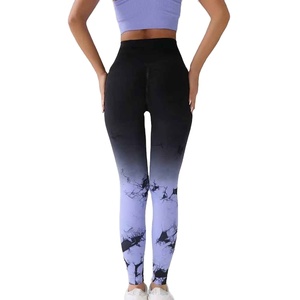 Women Slim Fit High Waist Satin Leggings Digital Printing Fitness Wear Best Quality & Breathable Leggings - Product Image 6
