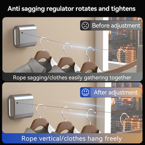 <span class=keywords><strong>Tendedero</strong></span> ABS para balcón, <span class=keywords><strong>tendedero</strong></span> retráctil para exteriores, 4,2 metros, <span class=keywords><strong>tendedero</strong></span> extensible libremente - Product Image 4