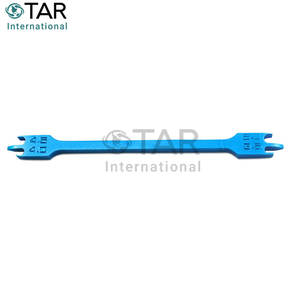 เกจวัดความสูงทำจากสเตนเลสสตีลเคลือบสีฟ้าสำหรับจัดฟันฟันที่มีคุณภาพสูง - Product Image 3