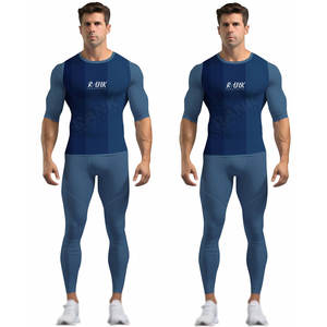 Vêtements de sport à séchage rapide, ensemble de 2 pièces, vêtements de sport pour hommes, ensembles de fitness pour hommes, ensembles de fitness pour hommes sur mesure - Product Image 4