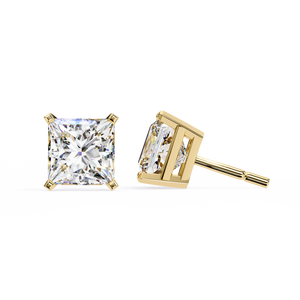 18K Gold <b>Beautiful</b> <b>Earring</b> with Lab-Grown Diamond Premium Diamond <b>Earrings</b> - Product Image 1