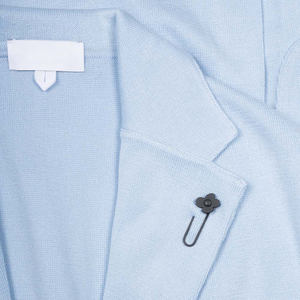 เสื้อเบลเซอร์ผู้ชายคอวีแขนยาวกระดุมแถวเดียวระบายอากาศได้ป้องกันการยับ - Product Image 4