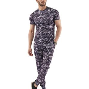 Camiseta de Hombre Personalizada OEM, Estilo Urbano, Doble Capa, 100% Algodón, Cuello Redondo, Hip Hop, Transpirable, Secado Rápido, Sólida, 180g - Product Image 1