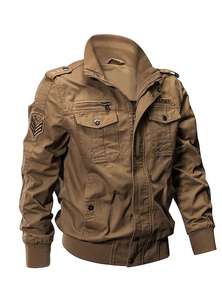 แจ็กเก็ตผ้าฝ้ายผสมสไตล์วินเทจแบบบางเป็นมิตรต่อสิ่งแวดล้อมสำหรับฤดูหนาวระบายอากาศและทนทานสำหรับสวมใส่ในชีวิตประจำวัน - Product Image 3