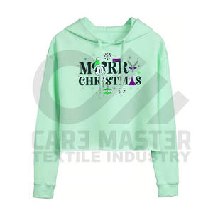 Crop <b>Top</b> Hoodie Women Clothing Blank Cropped Hoodie 2026 Custom <b>Ladies</b> Female Casual Set Hoodie For Woman - Product Image 2