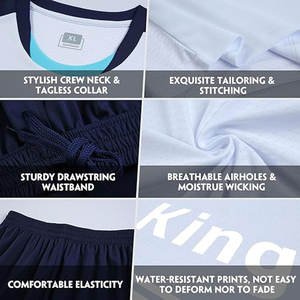 Vente en gros d'uniformes de football pour enfants, ensemble maillot et short respirant conçu pour le confort et la performance athlétique - Product Image 6