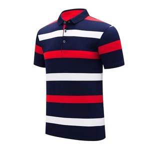 2025 nuevo verano hombres clásico rayas Polo hombres algodón manga corta bordado negocios Casual caliente Polo hombre - Product Image 2