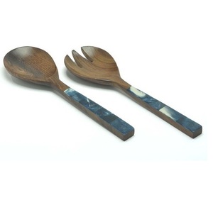 Ensemble de couverts en bois de mangue imprimé à la main, conception Unique, fabricant, service de Table, ensemble de couverts en bois, vente en gros - Product Image 1
