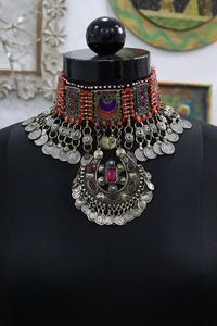 Proveedor directo de fábrica Conjuntos de joyas para damas en estilo afgano Hecho a mano Boda y fiesta Conjuntos de joyas afganas para la venta - Product Image 6