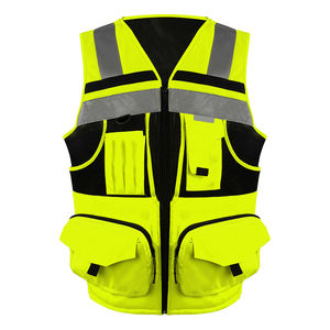 Gilet de sécurité haute visibilité le plus vendu, en coton durable, matériau réfléchissant en polyester, logo personnalisé, imperméable, service OEM ODM disponible - Product Image 1