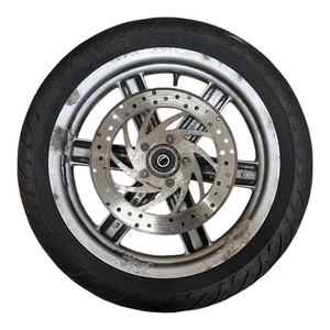 Moyeu de roue avant Aprilia Sport City 125 2005 avec disque de frein en fer CNC pour moto - Product Image 1