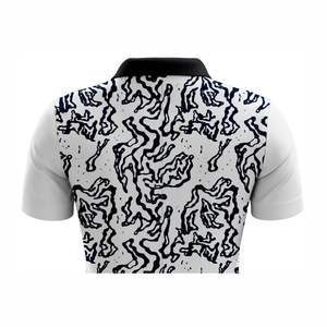 Haute qualité été hommes polo à manches courtes concepteur broderie Sublimation différent polo chemise - Product Image 5