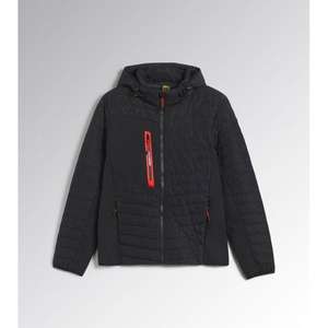 Veste rembourrée noire Ducati pour la moto et les courses automobiles - Product Image 1