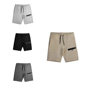 Pantalones cortos de algodón para hombre, novedad, patrón sólido, ropa deportiva ecológica, entrenamiento holgado informal, función antiarrugas, venta al por mayor - Product Image 6