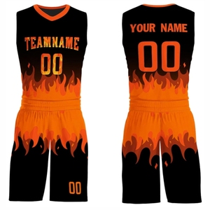 Maillots de basket personnalisés à bas prix, sublimation, imprimés, respirants, été, haute qualité, vêtements d'équipe - Product Image 1