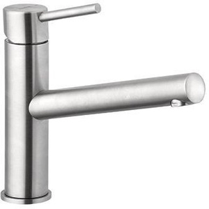 Kludi Single-Lever Kitchen Mixer STEEL DN 15 ES <b>Brushed</b> Finish - Product Image 1