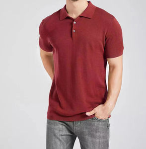 Venta directa de fábrica Polo de alta calidad para hombre Camiseta Polo de golf informal de punto de algodón 100% para hombre - Product Image 4