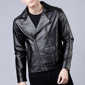 Fashionable Style Outdoor Wear Unique Design <b>Men</b> Leather <b>Jacket</b> Heavyweight top quality Regular Size <b>Men</b> Leather <b>Jacket</b> - Product Image 1