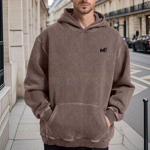 ผู้ผลิตมืออาชีพ เสื้อฮู้ดดี้โอเวอร์ไซส์ ผ้าคอตตอนผสม รุ่นใหม่มาแรง เสื้อฮู้ดดี้โอเวอร์ไซส์ขายดี - Product Image 5