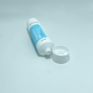 Tubos de PE ABL de gran tamaño de 150 ml y 200 ml para crema o loción corporal con tapas abatibles brillantes y logotipo personalizado con impresión offset. - Product Image 5