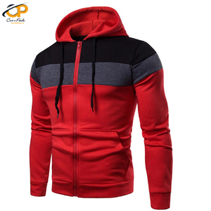 Sudadera con capucha de algodón para hombre, prenda deportiva masculina de gran tamaño con logotipo personalizado, de alta calidad, estilo Hip Hop, con cremallera, 2022 - Product Image 2