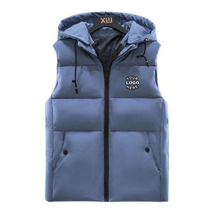 Custom Design Logo Outdoor Puffer <b>Jacket</b> High Street Style Sleeveless With Hood <b>Winter</b> Warm <b>Jacket</b> OEM Service Available - Product Image 3