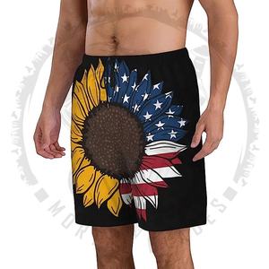 Vente en gros de shorts de bain de haute qualité à séchage rapide sublimation avec logo personnalisé shorts de plage d'été pour hommes en polyester pour hommes - Product Image 2