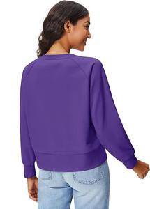 Wholesale <b>Women's</b> Cotton Sweatshirt Long Sleeves Neck New Design Luxury Yarn Dyed Comfortable <b>for</b> Winter Season Made Bangladesh - Product Image 6