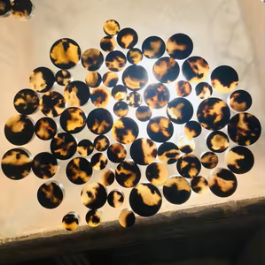 Boutons en corne de buffle de luxe, boutons en corne de bœuf véritable, 9 couleurs et rose clair et foncé, en provenance d'Inde et sur mesure - Product Image 3